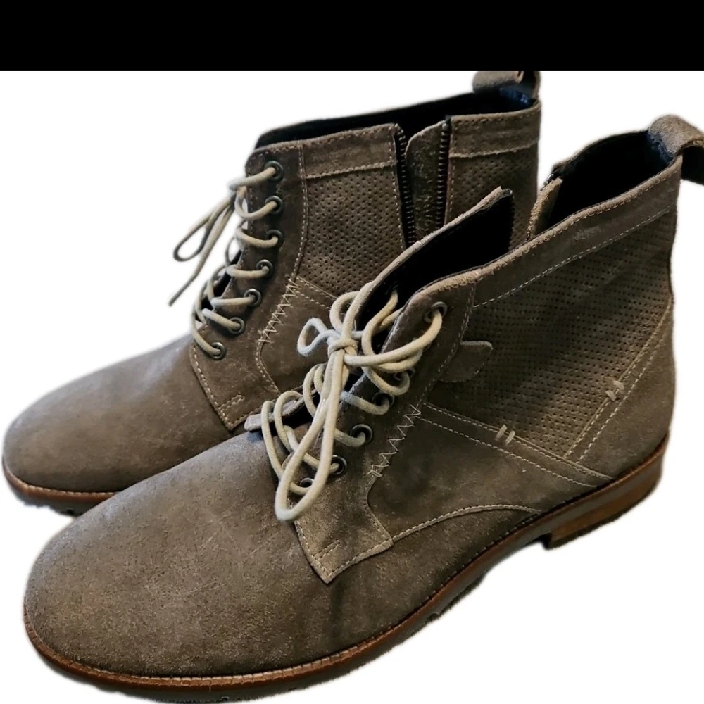 Ben Sherman Boot Shoe Chukka Men 9.5 Tan Leather Cottage Y2k Norm Boho Y2k[3E]